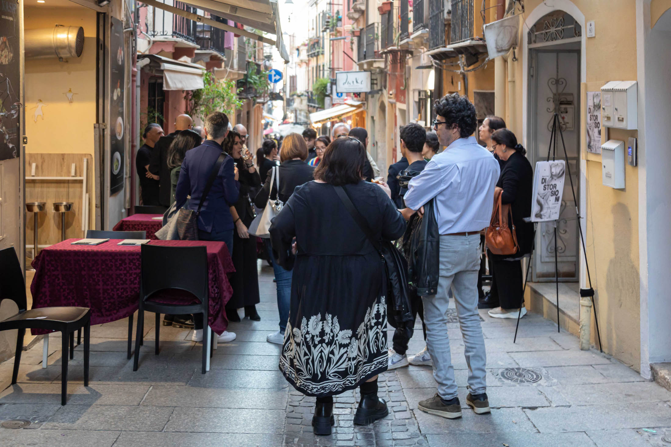 Roberta Congiu, Distorsioni, inaugurazione, Spazio e Movimento - Cagliari